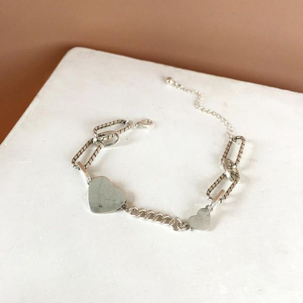 link, chain european and american style fashion personality creative design heart shape bracelet punk women jewelry for party gift, Black
link, chain european and american style fashion personality creative design heart shape bracelet punk women jewelry for party gift, Black
