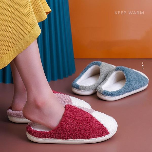 suihyung winter cotton slippers women men indoor shoes casual flat slides warm ladies home plush slip on soft furry flip flops, Black
suihyung winter cotton slippers women men indoor shoes casual flat slides warm ladies home plush slip on soft furry flip flops, Black