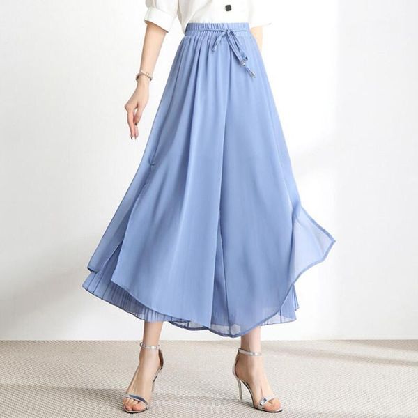 women's pants & capris summer thin chiffon women elastic waist solid wide leg plus size 5xl s1197, Black;white
women's pants & capris summer thin chiffon women elastic waist solid wide leg plus size 5xl s1197, Black;white