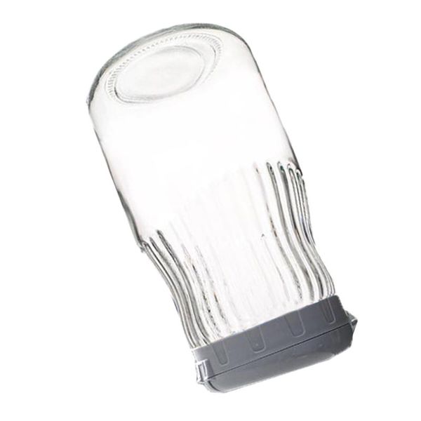 storage bottles & jars 1pc simple sealing glass can grains bottle for home restaurant (grey)
storage bottles & jars 1pc simple sealing glass can grains bottle for home restaurant (grey)