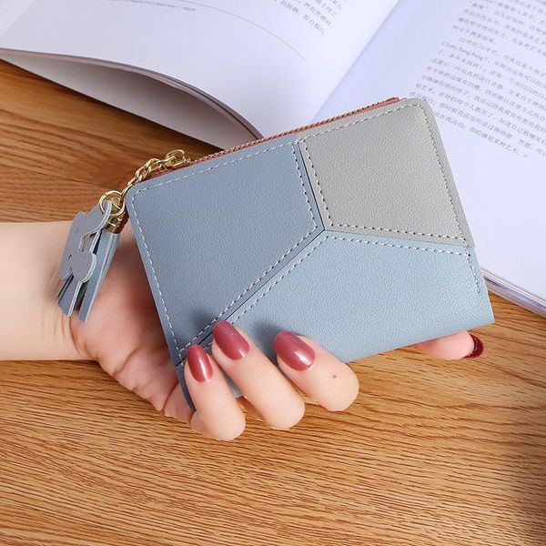 wallets fashion wallet cute short zipper purse patchwork panelled trendy coin card holder leather for women, Red;black
wallets fashion wallet cute short zipper purse patchwork panelled trendy coin card holder leather for women, Red;black