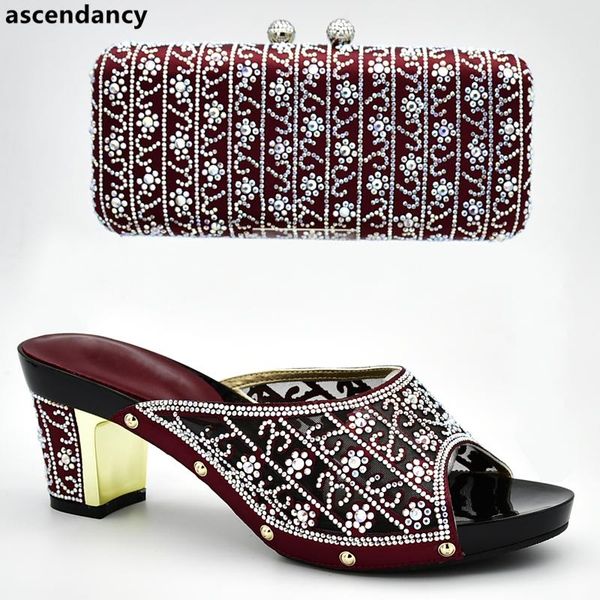 dress shoes arrival italian with matching bag set decorated rhinestone nigerian women wedding womens heels slip on shoe, Black
dress shoes arrival italian with matching bag set decorated rhinestone nigerian women wedding womens heels slip on shoe, Black