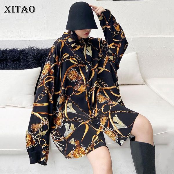women's blouses & shirts xitao print pattern plus size blouse fashion 2021 spring single breast goddess fan minority casual style shirt, White
women's blouses & shirts xitao print pattern plus size blouse fashion 2021 spring single breast goddess fan minority casual style shirt, White
