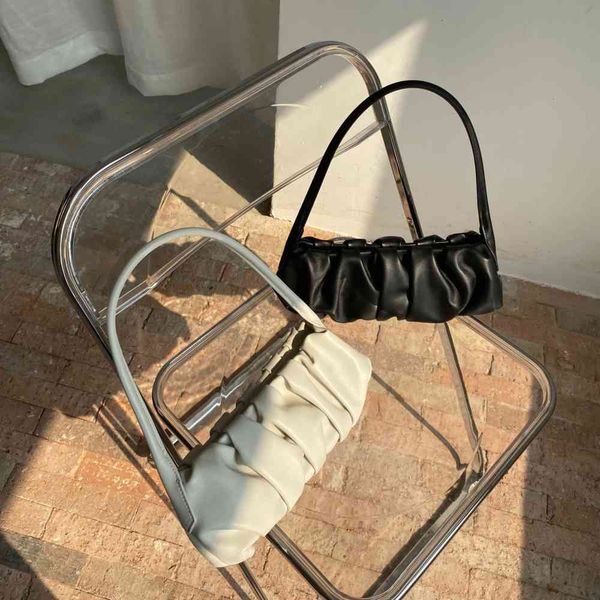 women's leather bag 2020 new niche design underarm single shoulder hand pleated cloud
women's leather bag 2020 new niche design underarm single shoulder hand pleated cloud