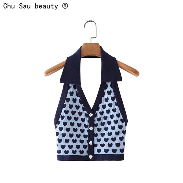 beauty knitted vest chic women's breasted lapel love halter bottoming fashion female 210514, White
beauty knitted vest chic women's breasted lapel love halter bottoming fashion female 210514, White