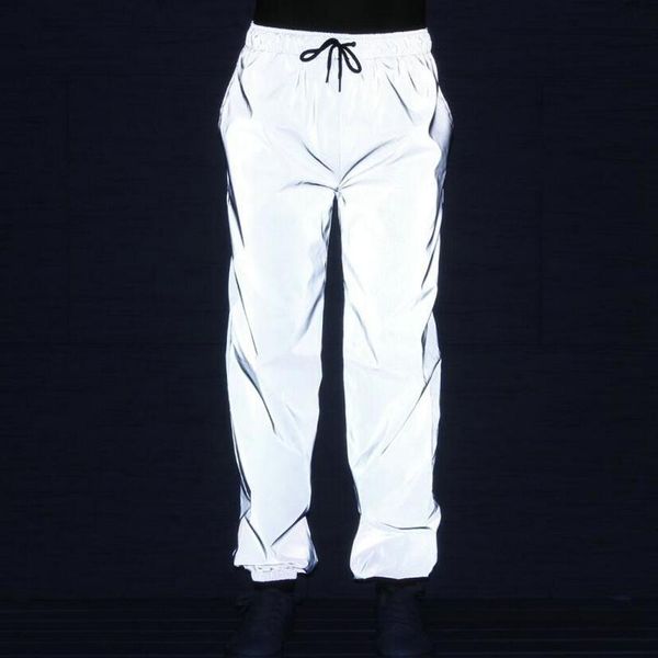 men's pants nice joggers men hip hop reflective sweatpants man streetwear trousers casual loose long pantalones hombre, Black
men's pants nice joggers men hip hop reflective sweatpants man streetwear trousers casual loose long pantalones hombre, Black