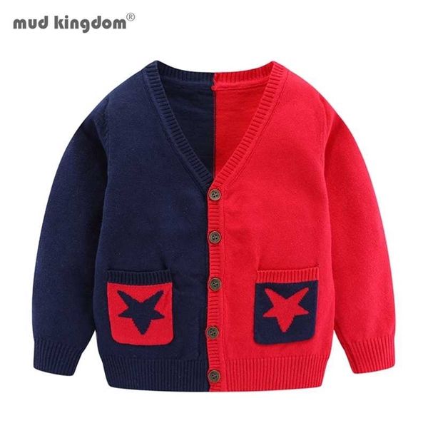 mudkingdom boys cardigan sweater long sleeve buttons cute stars colorblock kids knitwear 211106, Blue
mudkingdom boys cardigan sweater long sleeve buttons cute stars colorblock kids knitwear 211106, Blue