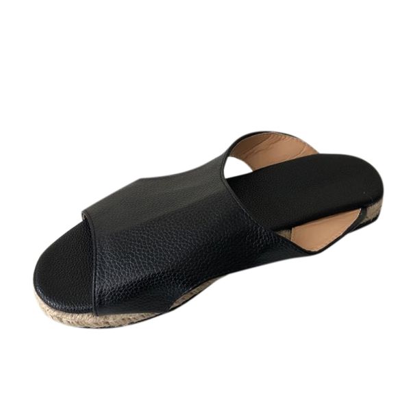 2021 fashion flat slippers women casual slides sandal ladies plus size leisure buckle slip-toe beach fish mouth flat slippers, Black
2021 fashion flat slippers women casual slides sandal ladies plus size leisure buckle slip-toe beach fish mouth flat slippers, Black