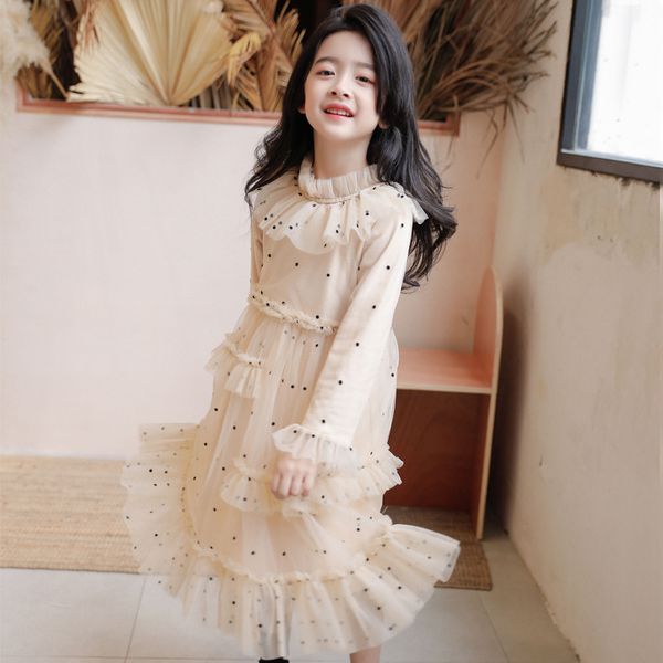 girls dress dress new autumn dress round dot flocking mesh princess christmas girl, Red;yellow
girls dress dress new autumn dress round dot flocking mesh princess christmas girl, Red;yellow