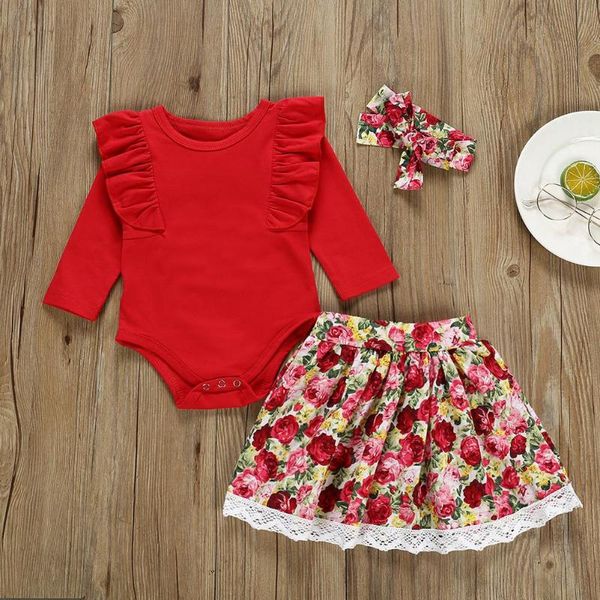 3pcs lovely clothes set selling baby girls long sleeve breathable simplicity children o-neck romper floral skirt headdress clothing sets, White
3pcs lovely clothes set selling baby girls long sleeve breathable simplicity children o-neck romper floral skirt headdress clothing sets, White