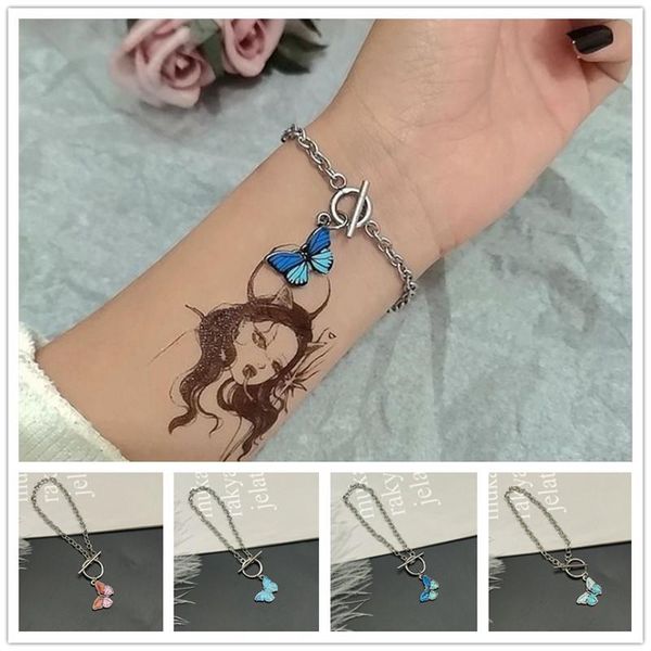 charm bracelets fashion bracelet for women pouplar butterfly blue red yellow colorful pendant gift friend wholesale, Golden;silver
charm bracelets fashion bracelet for women pouplar butterfly blue red yellow colorful pendant gift friend wholesale, Golden;silver