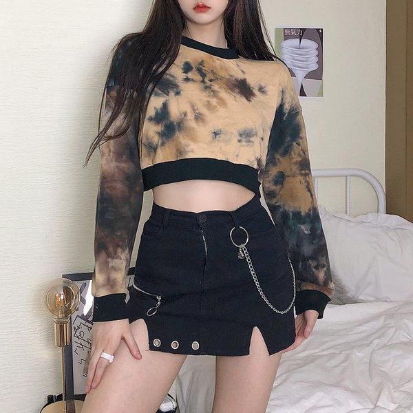 women's hoodies & sweatshirts fashion tie dye cropped sweatshirt y2k long sleeve pullovers o neck patchwork outfits women autumn winter, Black
women's hoodies & sweatshirts fashion tie dye cropped sweatshirt y2k long sleeve pullovers o neck patchwork outfits women autumn winter, Black