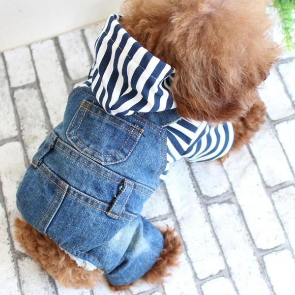 dog apparel puppy denim clothes four-legged conjoined windproof warm pet supplies clothing for dogs ropa perro spring autumn
dog apparel puppy denim clothes four-legged conjoined windproof warm pet supplies clothing for dogs ropa perro spring autumn