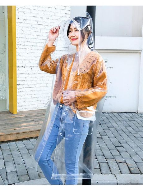 raincoats mily fashion transparent raincoat hiking outdoors fishing eva plastic environmental protection
raincoats mily fashion transparent raincoat hiking outdoors fishing eva plastic environmental protection