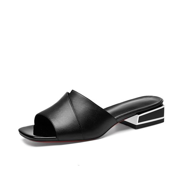 slippers women slippers summer low heels shoes woman genuine leather sandals open toe l nizh, Black
slippers women slippers summer low heels shoes woman genuine leather sandals open toe l nizh, Black