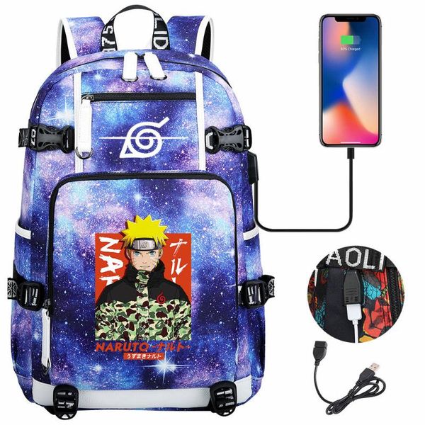 pikurb narutoes uzumaki sasuke usb charging backpack schoolbag travel notebook bags for kids students
pikurb narutoes uzumaki sasuke usb charging backpack schoolbag travel notebook bags for kids students