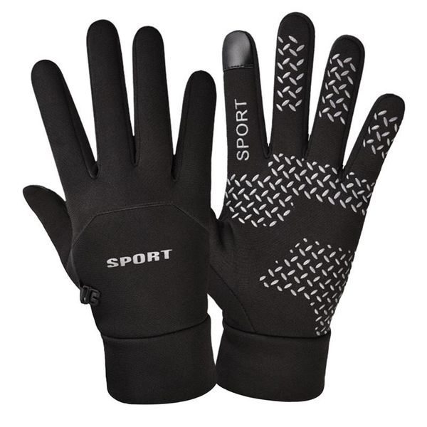 cycling gloves men waterproof winter touch screen non-slip finger protector windproof mitten for motorcycle riding, Black
cycling gloves men waterproof winter touch screen non-slip finger protector windproof mitten for motorcycle riding, Black
