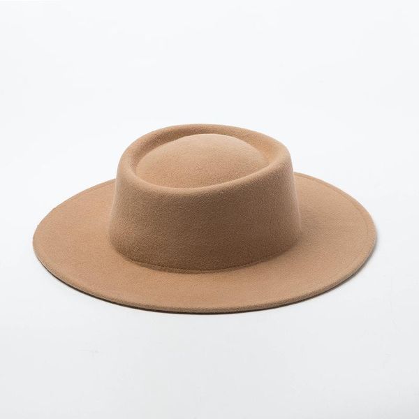 wide brim hats korea autumn winter fashion flat woolen fedora for women hat ladies travel felt wedding, Blue;gray
wide brim hats korea autumn winter fashion flat woolen fedora for women hat ladies travel felt wedding, Blue;gray