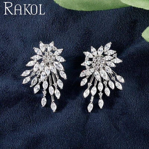 female personality shiny water droplets cubic zirconia flower earrings elegant bride party jewelry re5445k stud, Golden;silver
female personality shiny water droplets cubic zirconia flower earrings elegant bride party jewelry re5445k stud, Golden;silver