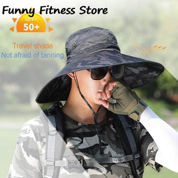 outdoor hats large brim uv protection sun men climbing fishing cycling panama summer bucket hat camouflage jungle hunting caps, Black;white
outdoor hats large brim uv protection sun men climbing fishing cycling panama summer bucket hat camouflage jungle hunting caps, Black;white