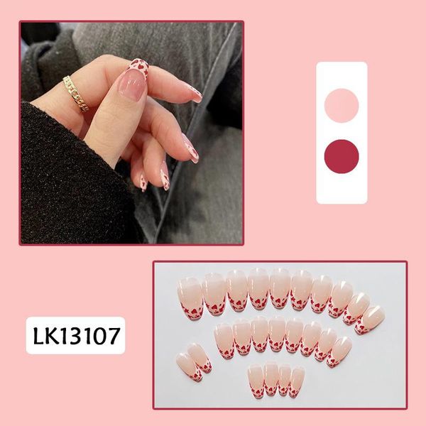 false nails pre decorated sweet powder leopard print nail patches shiny wearable art products 24pcs with glue ty, Red;gold
false nails pre decorated sweet powder leopard print nail patches shiny wearable art products 24pcs with glue ty, Red;gold