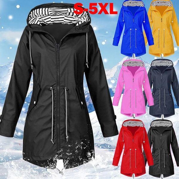 women's trench coats hooded jacket coat basic outdoor waterproof windbreaker zipper lightweight pockets jackets raincoats, Tan;black
women's trench coats hooded jacket coat basic outdoor waterproof windbreaker zipper lightweight pockets jackets raincoats, Tan;black