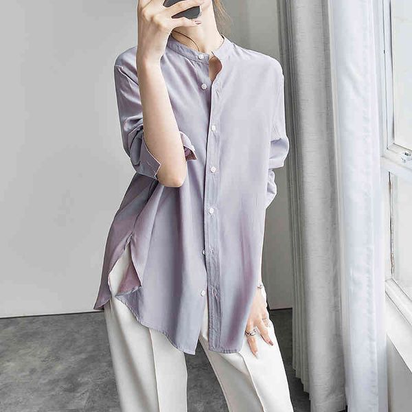 blouses arrival spring fashion bf oversized blouse feminine support-neck temperament simple sun protection chiffon shirt, White
blouses arrival spring fashion bf oversized blouse feminine support-neck temperament simple sun protection chiffon shirt, White
