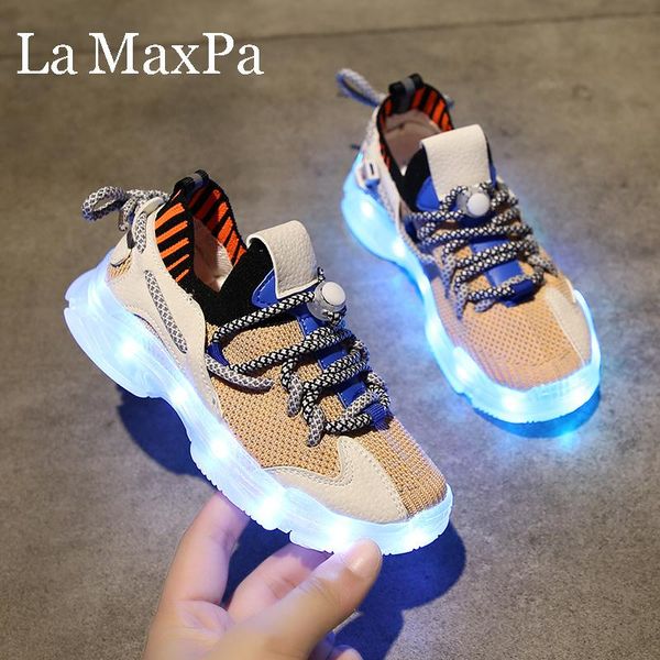 size 25-36 kids sneakers glowing shoes children led light up baby fashion non-slip girls boys luminous running athletic & outdoor, Black
size 25-36 kids sneakers glowing shoes children led light up baby fashion non-slip girls boys luminous running athletic & outdoor, Black