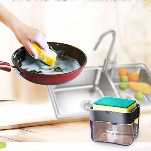 in 1 soap pump dispenser with sponge holder liquid container hand press foam organizer kitchen cleaner tools 2
in 1 soap pump dispenser with sponge holder liquid container hand press foam organizer kitchen cleaner tools 2