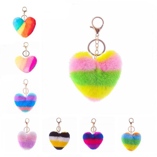 keychains fluffy heart shaped pom poms keychain faux pompoms ladies bags key ring handmade accessories chain pendant decoration gifts, Silver
keychains fluffy heart shaped pom poms keychain faux pompoms ladies bags key ring handmade accessories chain pendant decoration gifts, Silver