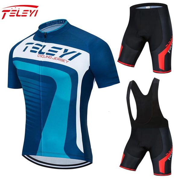 racing sets teleyi men summer cycling jersey quick dry short sleeve bike mtb bicycle breathable clothing set, Black;blue
racing sets teleyi men summer cycling jersey quick dry short sleeve bike mtb bicycle breathable clothing set, Black;blue
