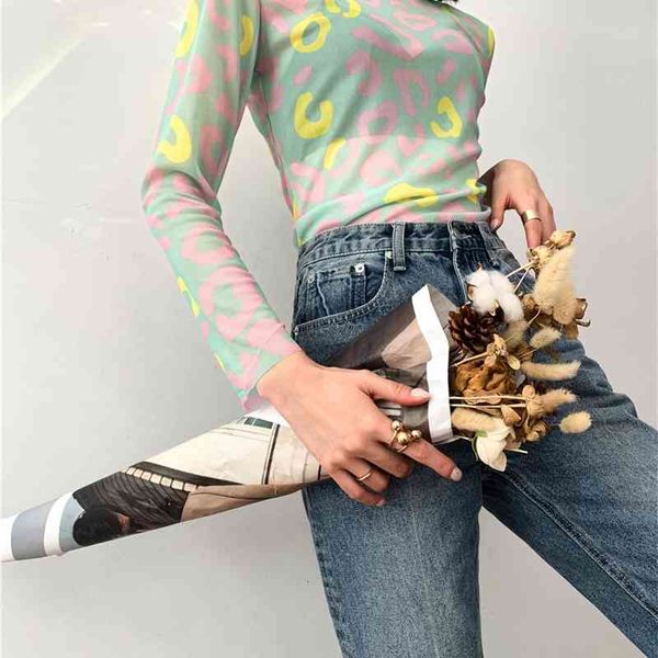 women's t-shirt mesh long sleeve t women turtleneck see through colorfull print transparent ladies tee 2021 spring 90cx, White
women's t-shirt mesh long sleeve t women turtleneck see through colorfull print transparent ladies tee 2021 spring 90cx, White