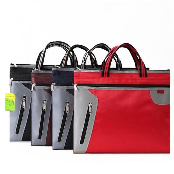 business card files 37x30cm commercial document bag a4 tote file folder filing meeting side zipper pocket office bags for documents
business card files 37x30cm commercial document bag a4 tote file folder filing meeting side zipper pocket office bags for documents