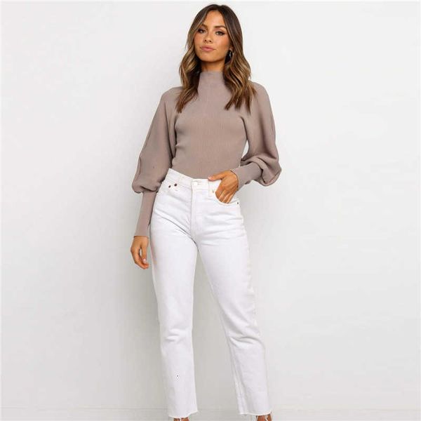 women's sweaters turtleneck lantern sleeve winter fashion rib knitted jumper female casual solid fitness pullover jacket nurc, White;black
women's sweaters turtleneck lantern sleeve winter fashion rib knitted jumper female casual solid fitness pullover jacket nurc, White;black