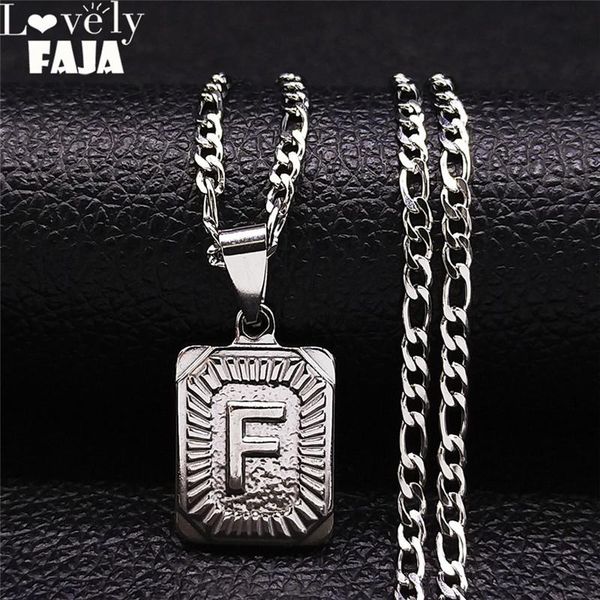 pendant necklaces 2021 stainless steel geometry f letter necklace women/men silver color chain jewelry collier homme n7002fs03
pendant necklaces 2021 stainless steel geometry f letter necklace women/men silver color chain jewelry collier homme n7002fs03