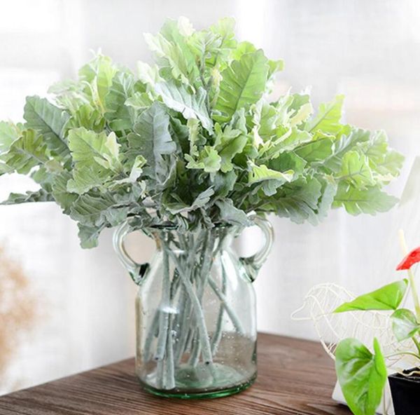 10pcs artificial plush senecio cineraria leaf branch for plants wall wedding home party bridal bouquet decoration diy accessory decorative f
10pcs artificial plush senecio cineraria leaf branch for plants wall wedding home party bridal bouquet decoration diy accessory decorative f