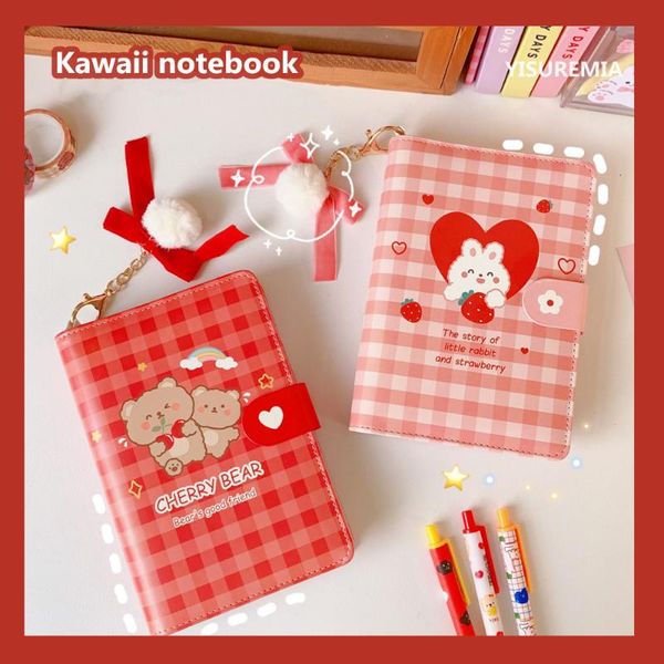 notepads yisuremia 2022 120 sheet kawaii a6 loose-leaf notebook binder journal agenda planner diary book korean stationery supplies, Purple;pink
notepads yisuremia 2022 120 sheet kawaii a6 loose-leaf notebook binder journal agenda planner diary book korean stationery supplies, Purple;pink