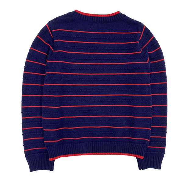 design high version g's same women's early autumn new stripe loose long sleeve round neck sweater, White
design high version g's same women's early autumn new stripe loose long sleeve round neck sweater, White