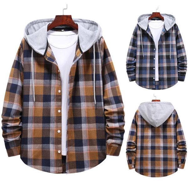 men's casual shirts spring and autumn harajuku korean plaid cardigan jacket couple long sleeve outdoor hoodie female blouse, White;black
men's casual shirts spring and autumn harajuku korean plaid cardigan jacket couple long sleeve outdoor hoodie female blouse, White;black