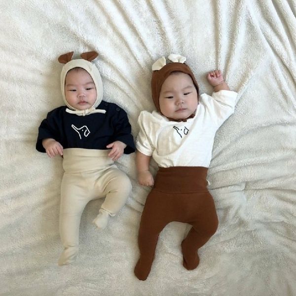 2021 spring new lovely animal toddler baby boys girls clothes sets 3pcs long sleeve cartoon pants set with fawn hat, Blue
2021 spring new lovely animal toddler baby boys girls clothes sets 3pcs long sleeve cartoon pants set with fawn hat, Blue