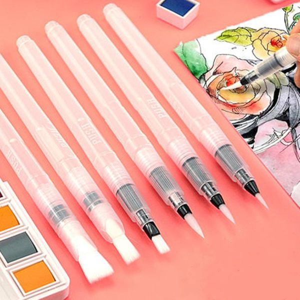pcs portable markers paint brush water color soft watercolor pen for beginner painting drawing art supplies gift sets
pcs portable markers paint brush water color soft watercolor pen for beginner painting drawing art supplies gift sets