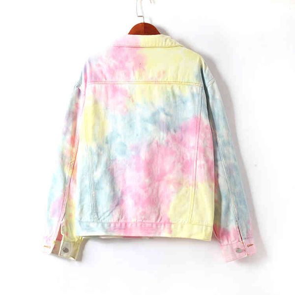 women's jackets shengpalae gradient color denim jacket spring autumn lapel harajuku large size long sleeve streetwear coat 5c606h akyq, Black;brown 
women's jackets shengpalae gradient color denim jacket spring autumn lapel harajuku large size long sleeve streetwear coat 5c606h akyq, Black;brown