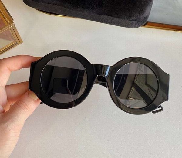 0629 black gray round retro sunglasses sonnenbrille fashion sunglasses with box, White;black
0629 black gray round retro sunglasses sonnenbrille fashion sunglasses with box, White;black