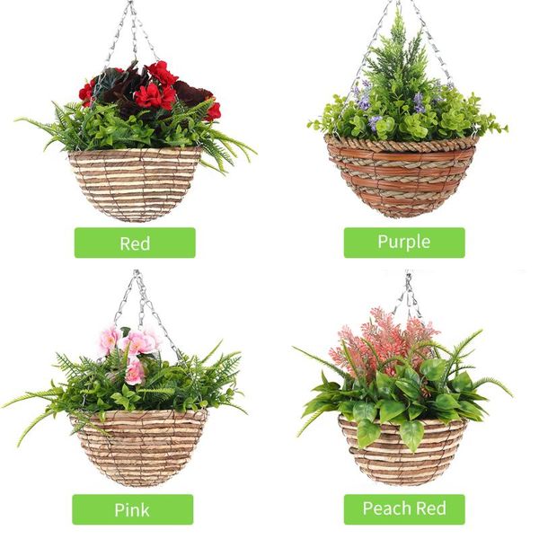 decorative flowers & wreaths artificial flower simulation hanging basket fake lawn faux imitation planter for outdoor balco
decorative flowers & wreaths artificial flower simulation hanging basket fake lawn faux imitation planter for outdoor balco