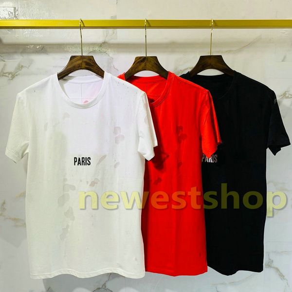 2020 luxury europe paris black white big broken holes two layer fabric tshirt fashion men women star print t shirt casual cotton tee top, White;black 
2020 luxury europe paris black white big broken holes two layer fabric tshirt fashion men women star print t shirt casual cotton tee top, White;black