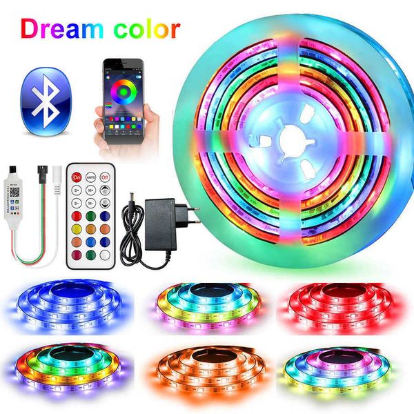ws2811 led strips lights dream color bluetooth 5m 10m 15m 20m rgb 120 lighting modes diode tape dc adapter phone app controller
ws2811 led strips lights dream color bluetooth 5m 10m 15m 20m rgb 120 lighting modes diode tape dc adapter phone app controller
