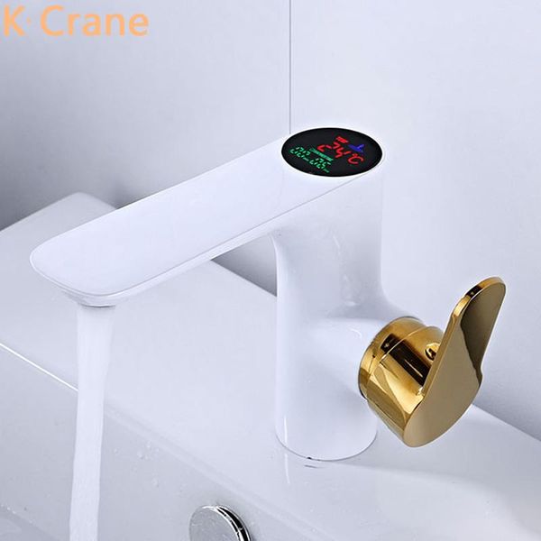 bathroom sink faucets led digital display faucet deck mounted white and cold water mixer grifo luxury brass black tap basin taps
bathroom sink faucets led digital display faucet deck mounted white and cold water mixer grifo luxury brass black tap basin taps