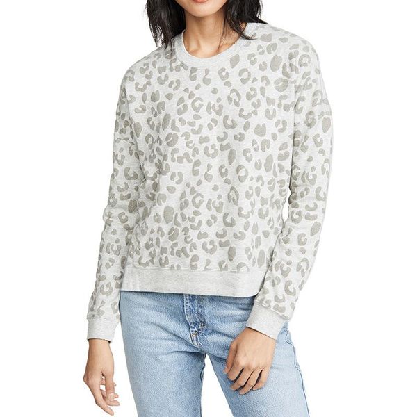 women's hoodies & sweatshirts 2021 autumn and winter leopard print loose casual long-sleeved ladies blouse round neck fashion hoody, Black
women's hoodies & sweatshirts 2021 autumn and winter leopard print loose casual long-sleeved ladies blouse round neck fashion hoody, Black