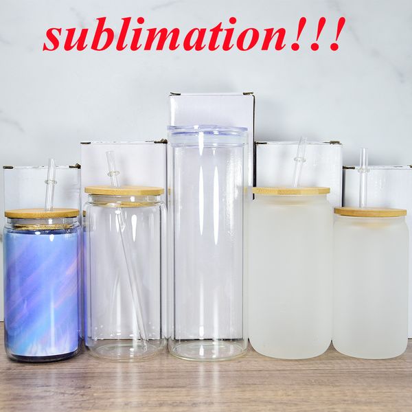 sublimation 12oz 16oz glass can glass tumbler with bamboo lid reusable straw beer can transparent frosted soda can cup drinking cups
sublimation 12oz 16oz glass can glass tumbler with bamboo lid reusable straw beer can transparent frosted soda can cup drinking cups