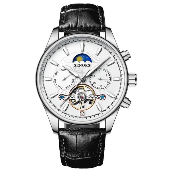 wristwatches men watches automatic mechanical watch waterproof black leather luminous mens sport relogio masculino, Slivery;brown
wristwatches men watches automatic mechanical watch waterproof black leather luminous mens sport relogio masculino, Slivery;brown